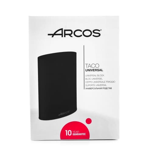 Подставка для ножей универсальная ARCOS Kitchen gadgets, овальная черная, Испания